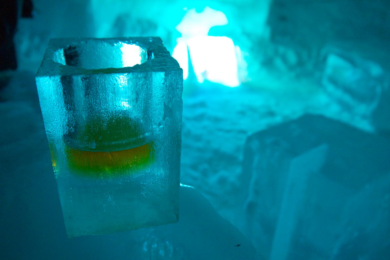 Soirée Ice: raquette et bar en glace