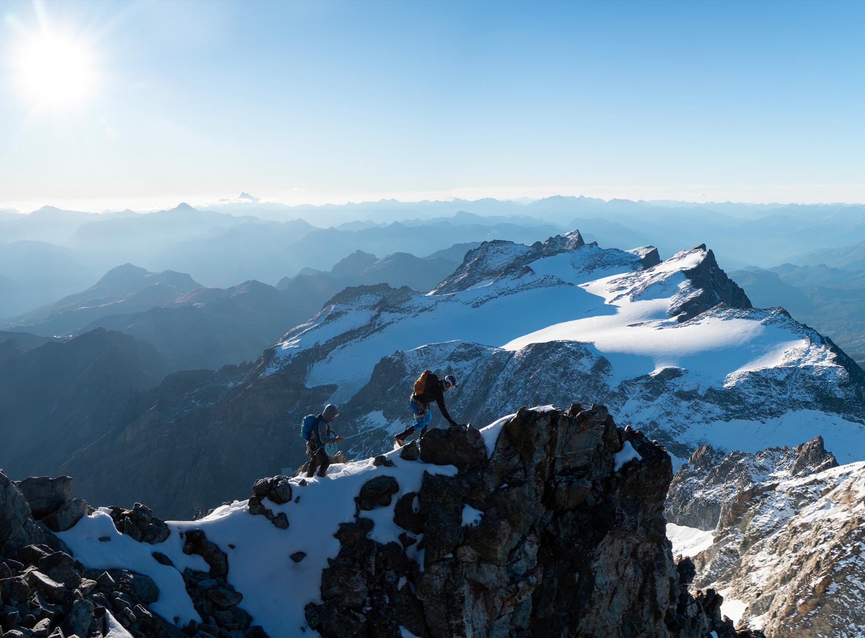 Trek Aventure Alpinisme sauvage dans les Ecrins au Dôme de Monétier