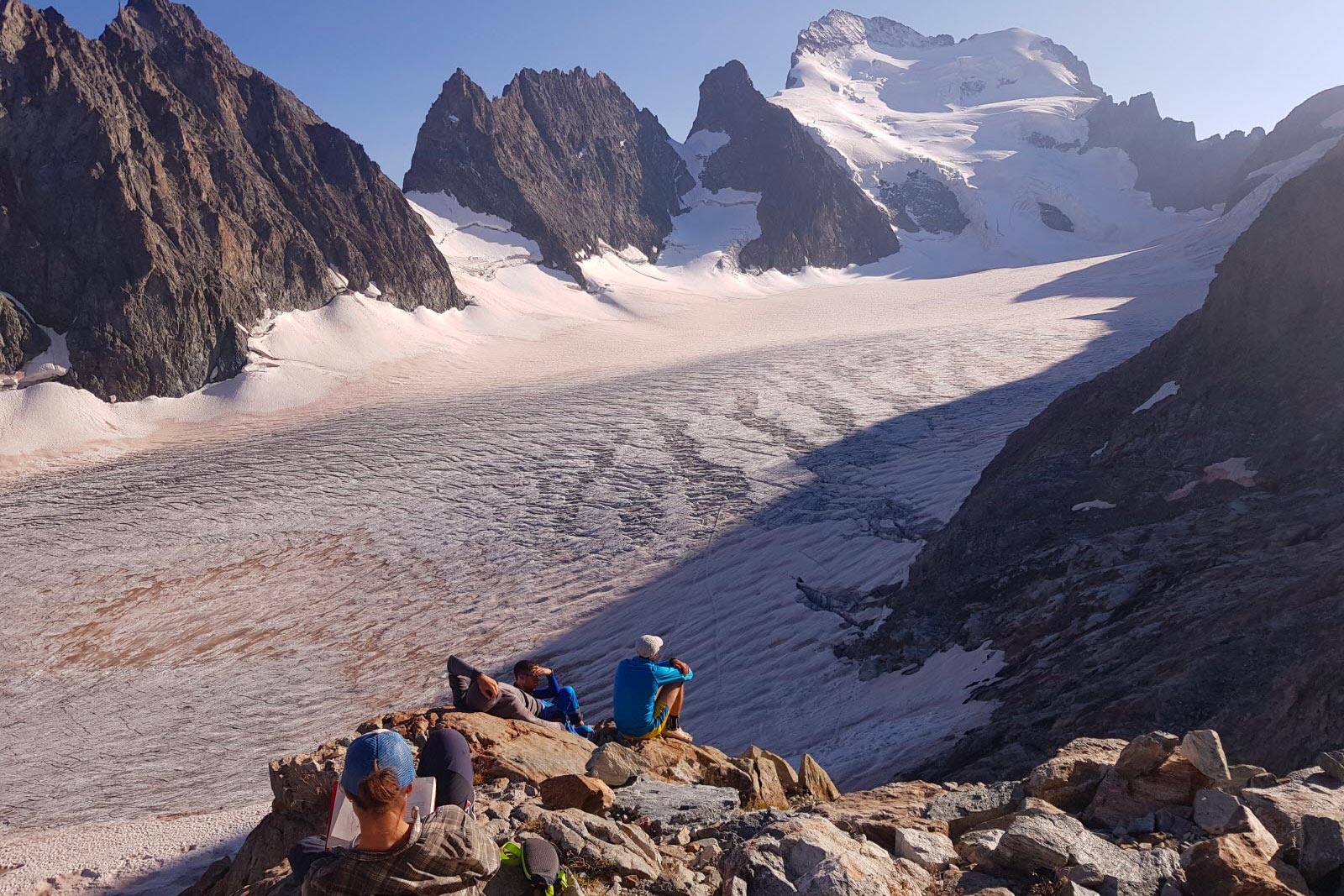 Naviguation Scientifique : Etude des fronts glaciaires dans les Écrins, watogla trek scientifique